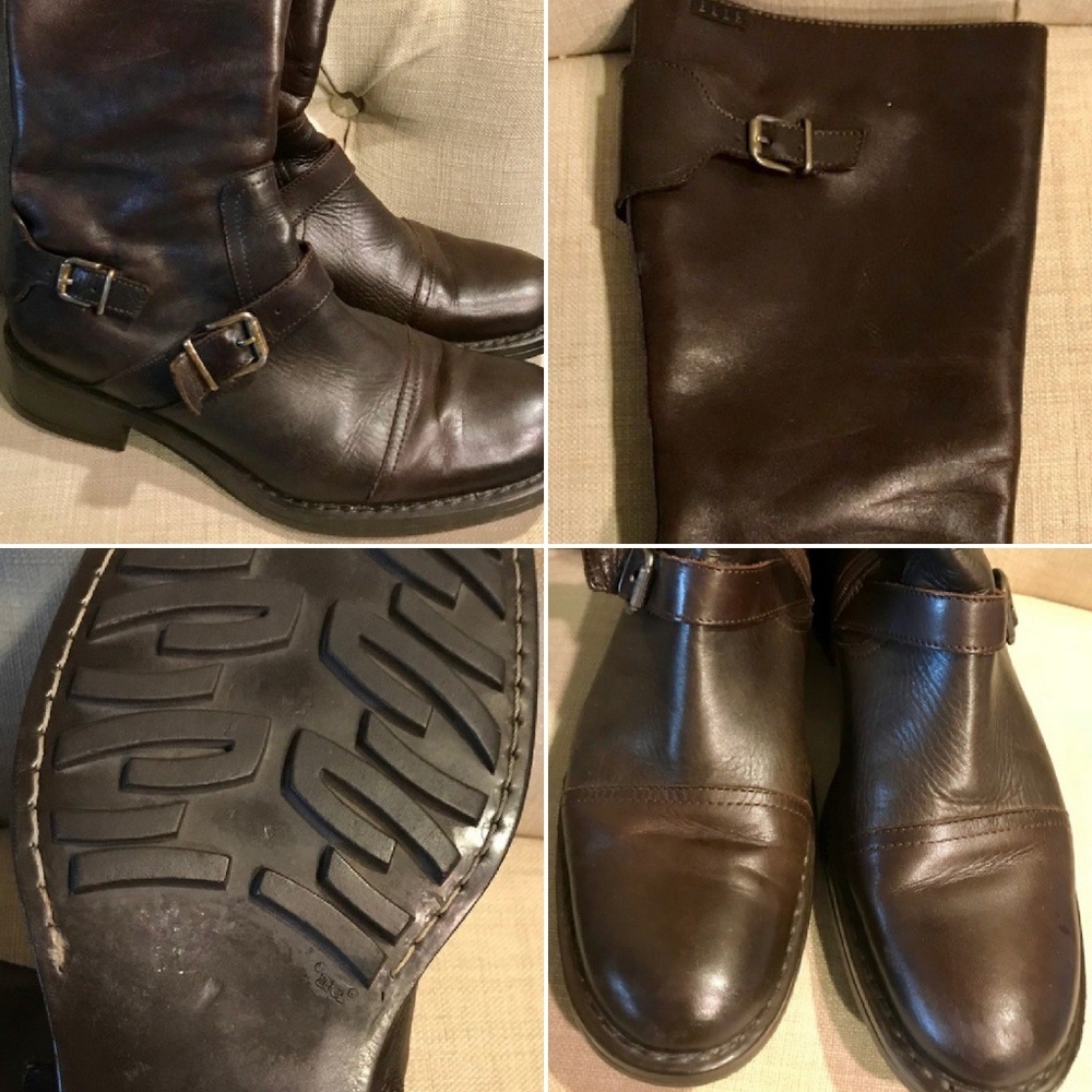 Calf Height Chocolate Brown Boots
